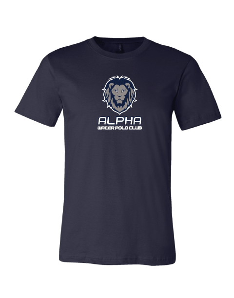Alpha Water Polo Club Custom Navy Cotton Unisex T-Shirt RYTE Sport