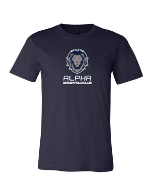 Alpha Water Polo Club Custom Navy Cotton Unisex T-Shirt RYTE Sport