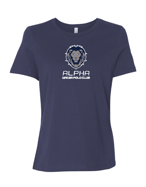 Alpha Water Polo Club Custom Navy Women’s Favorite Tee RYTE Sport