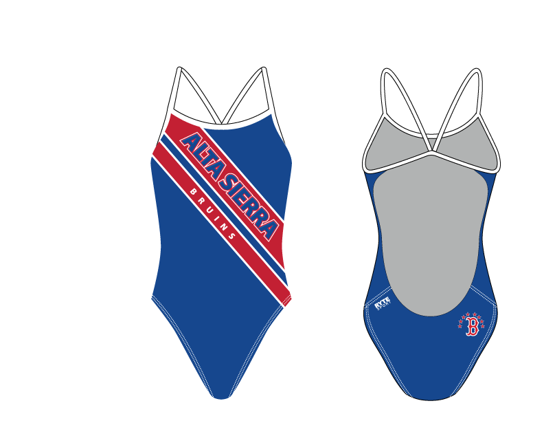 Alta Siera Open Back Thin Strap Swimsuit RYTE Sport