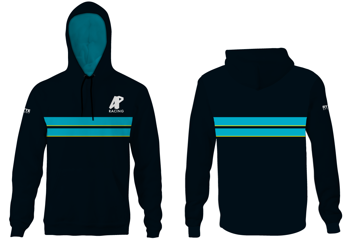 Andy Potts Racing Custom Heathered Unisex Adult Hooded Sweatshirt RYTE Sport