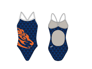 Aquabear Swim Club Custom Women’s Active Back Thin Strap Swimsuit