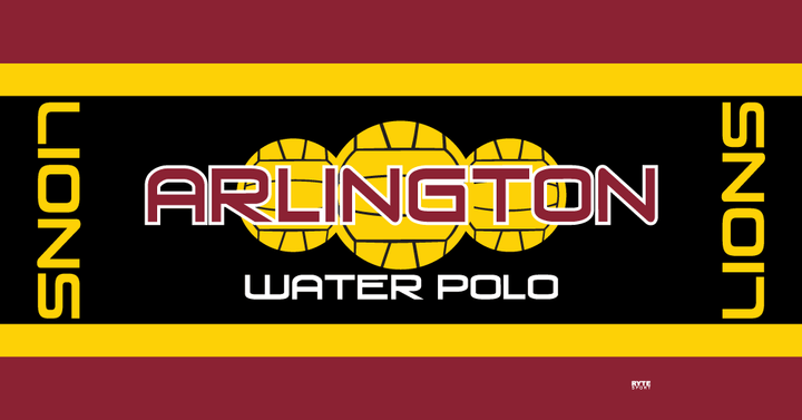 CUSTOM Arlington High School Water Polo 2024 Towel - Personalized RYTE