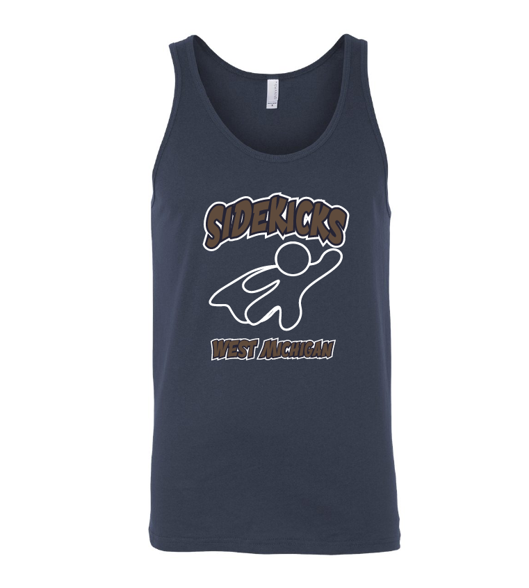Sidekicks West Mi Custom Navy Unisex Jersey Tank RYTE Sport