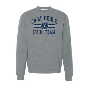 Casa Robles Swim Crewneck - Gunmetal Heather RYTE Sport