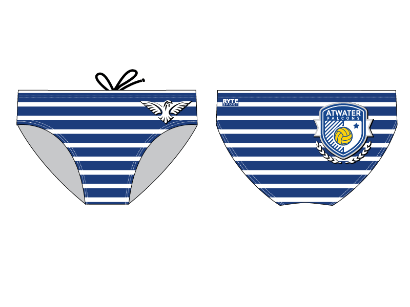 CUSTOM Atwater High School Custom Men's Water Polo Brief RYTE Sport
