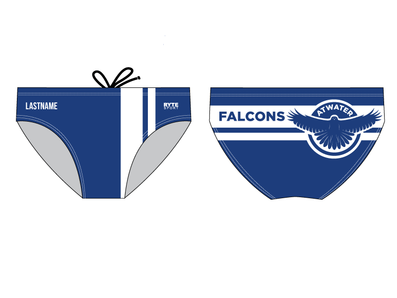 Atwater High School Men's Swim Brief 2019 RYTE Sport