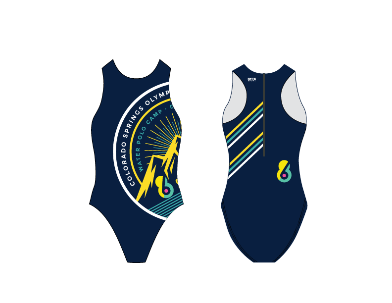 6-8 Sports Water Polo Camp - Colorado Custom Women's Water Polo Suit T6