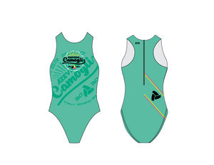 Azevedo Camogli 2020 Training Camp Green Women's Water Polo Suit RYTE Sport