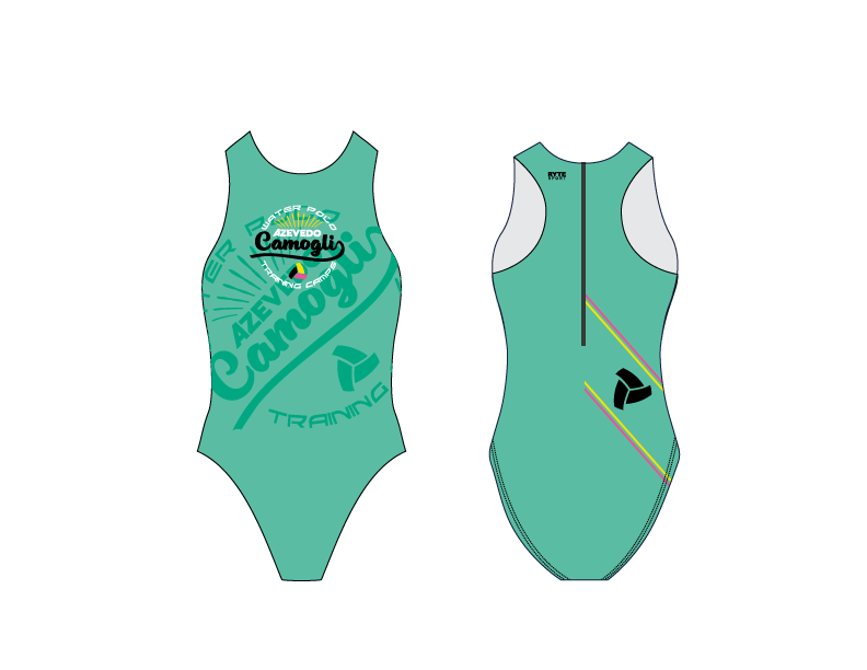 Camogli Training Camp Green Women's Water Polo Suit RYTE Sport