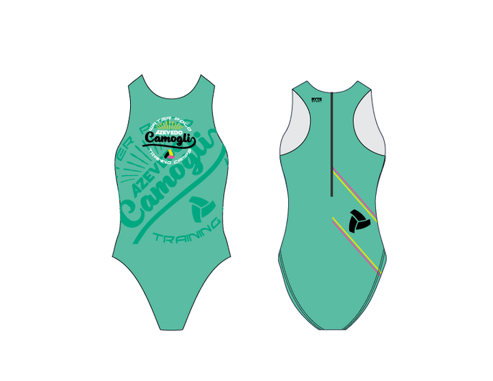 Camogli Training Camp Green Women's Water Polo Suit RYTE Sport