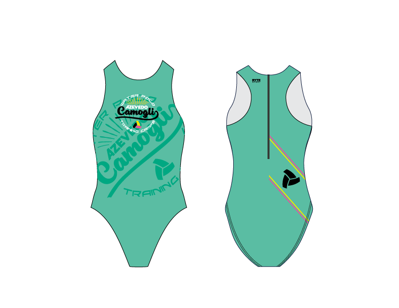 Camogli Training Camp Green Women's Water Polo Suit
