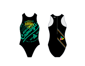 Azevedo Camogli 2020 Training Camp Black Women's Water Polo Suit RYTE Sport
