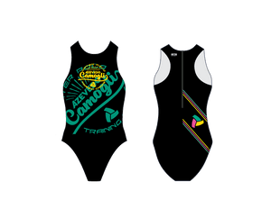 Camogli Training Camp Black Women's Water Polo Suit RYTE Sport