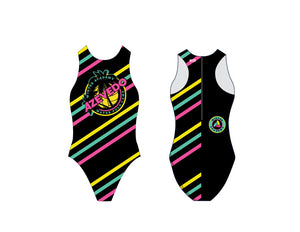 Azevedo Winter Academy Striped Custom Women's Water Polo Suit RYTE Sport