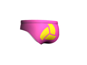 Azevedo Pink/Yellow Men's Water Polo Suit RYTE Sport