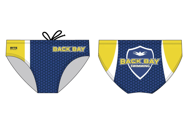Back Bay Swimming Custom Men's Swim Brief RYTE Sport
