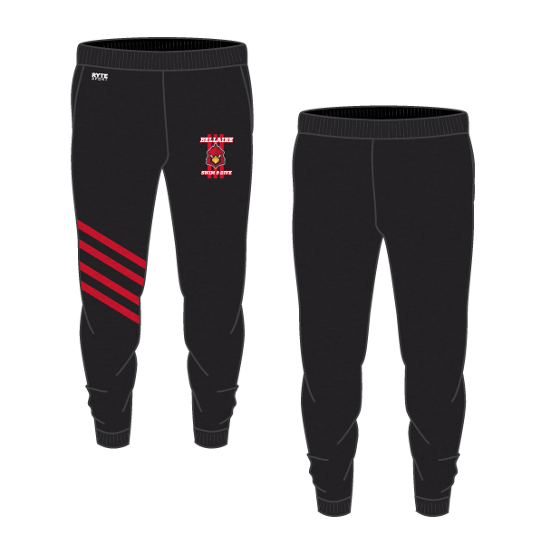 Bellaire Swim and Dive Adult Unisex Jogger Sweatpants RYTE Sport