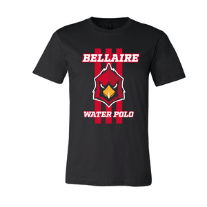 Bellaire Water Polo Black Cotton Unisex T-Shirt RYTE Sport