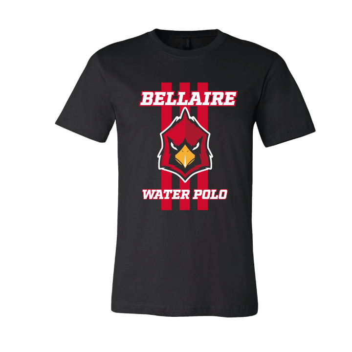 Bellaire Water Polo Black Cotton Unisex T-Shirt