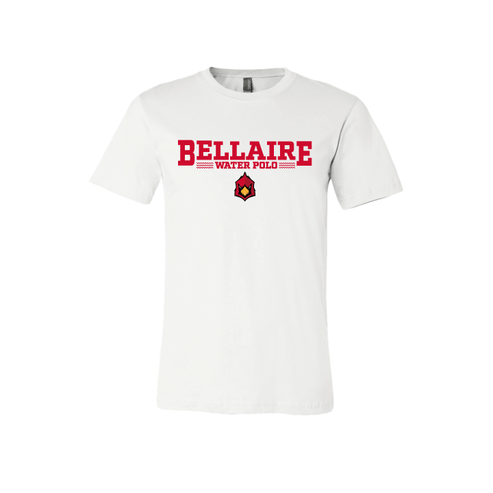 Bellaire Water Polo White Cotton Unisex T-Shirt RYTE Sport