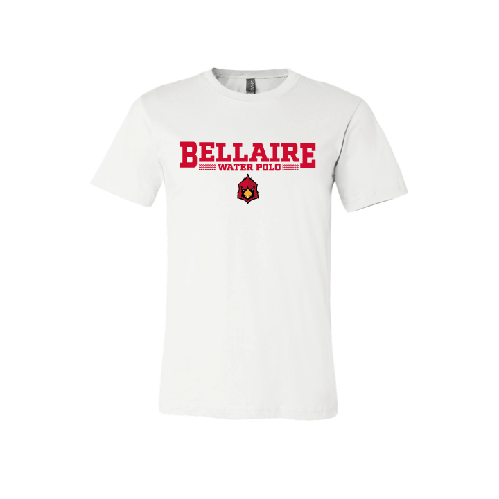 Bellaire Water Polo White Cotton Unisex T-Shirt