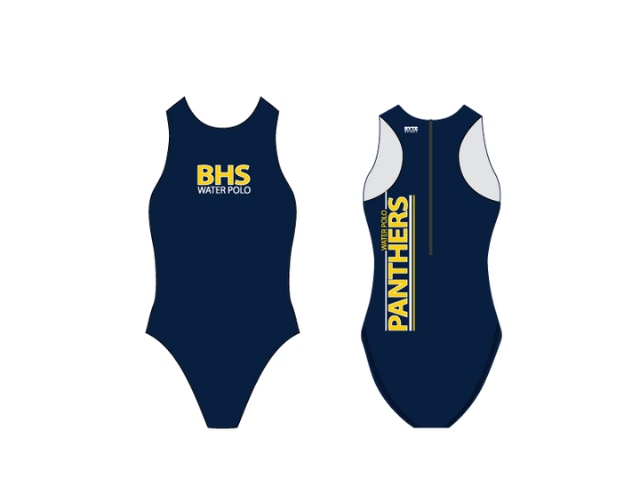 Benicia High School Custom Women's Water Polo Suit *ADD YOUR NUMBER* T6