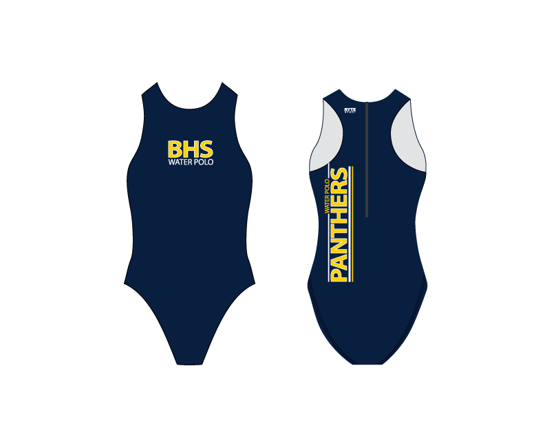 Benicia High School Custom Women's Water Polo Suit *ADD YOUR NUMBER* T6