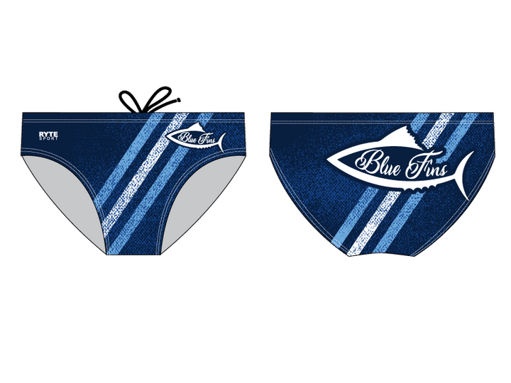 Blue Fins Swim Team 2019 Custom Men's Swim Brief RYTE Sport