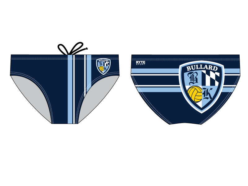 Bullard High School Water Polo Custom Men's Water Polo Brief - Personalized RYTE Sport