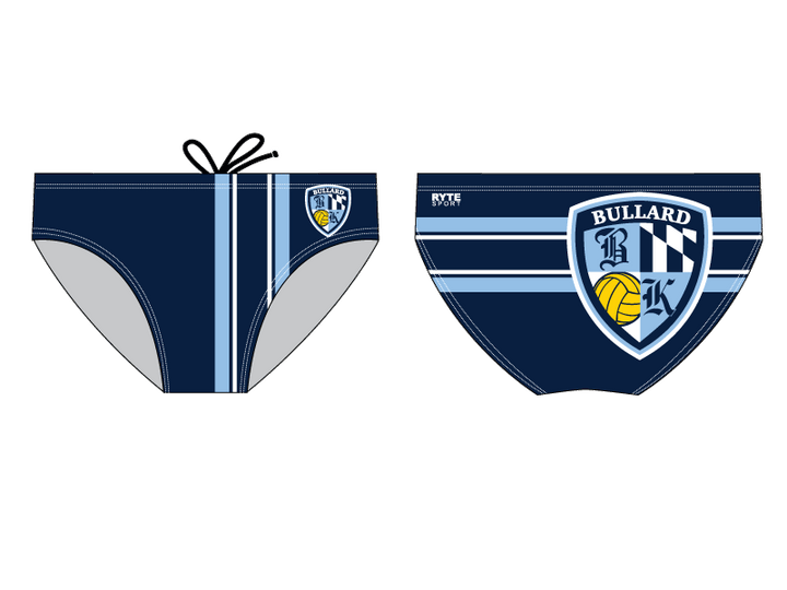 Bullard High School Water Polo Custom Men's Water Polo Brief - Personalized RYTE Sport