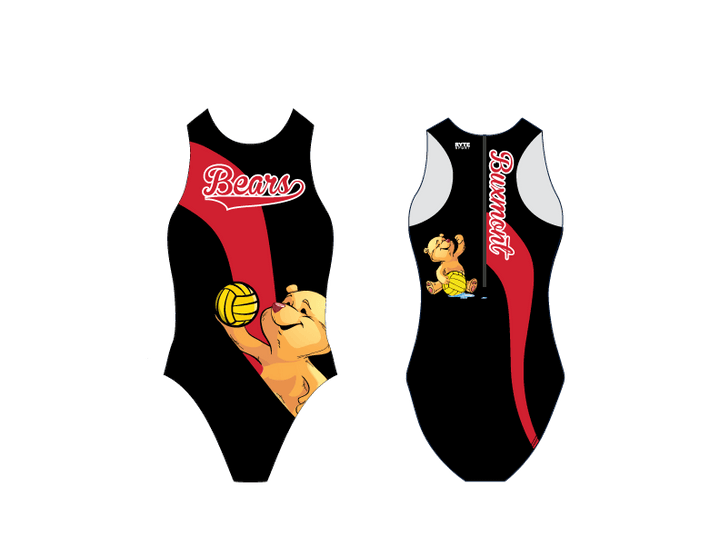 Buxmont Water Polo Club Girl's Water Polo Suit - Personalized RYTE Sport
