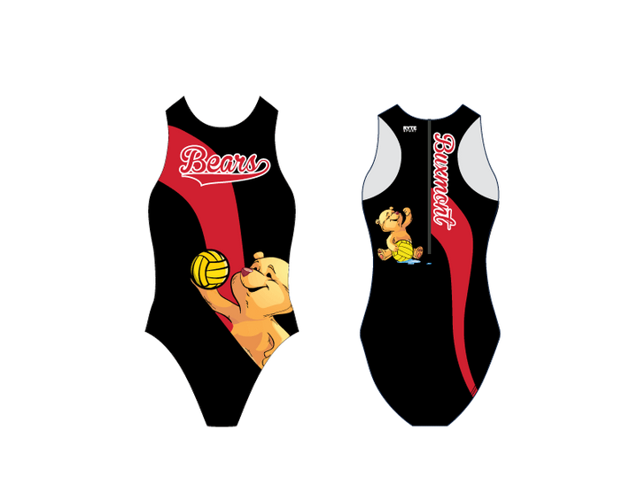 Buxmont Water Polo Club Girl's Water Polo Suit - Personalized RYTE Sport