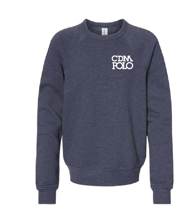 CDM Youth Crewneck - Heathered Navy RYTE Sport