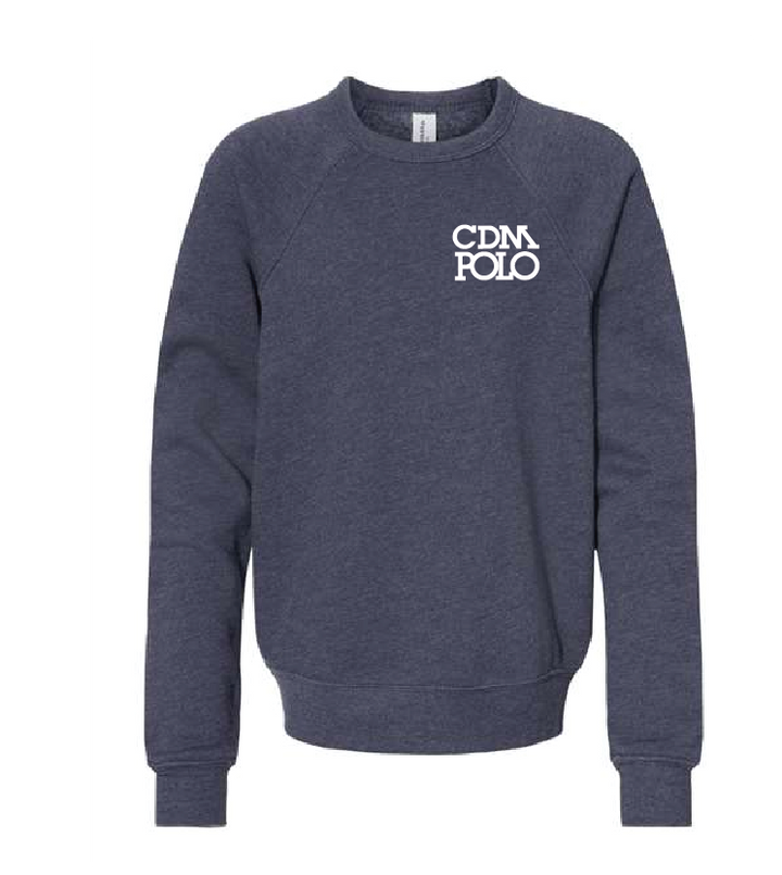CDM Youth Crewneck - Heathered Navy RYTE Sport