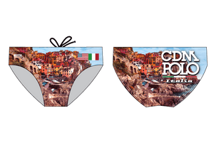 CDM Water Polo Italy Trip 2019 Custom Men's Water Polo Brief RYTE Sport