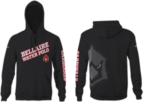 Bellaire Water Polo Custom Black Unisex Adult Hooded Sweatshirt - Personalized RYTE Sport