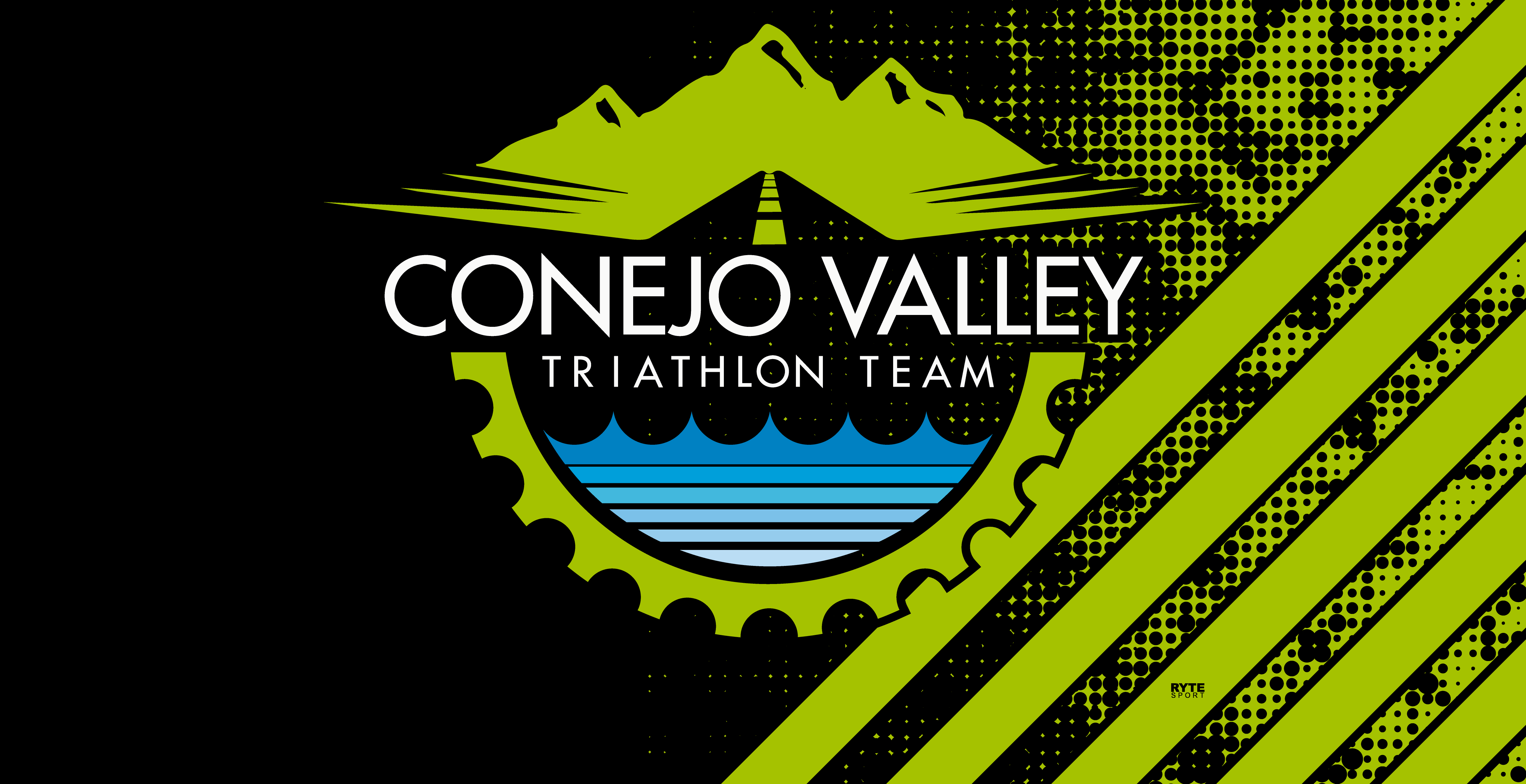 CUSTOM Conejo Valley Triathlon Team Green Towel - Personalized RYTE Sport