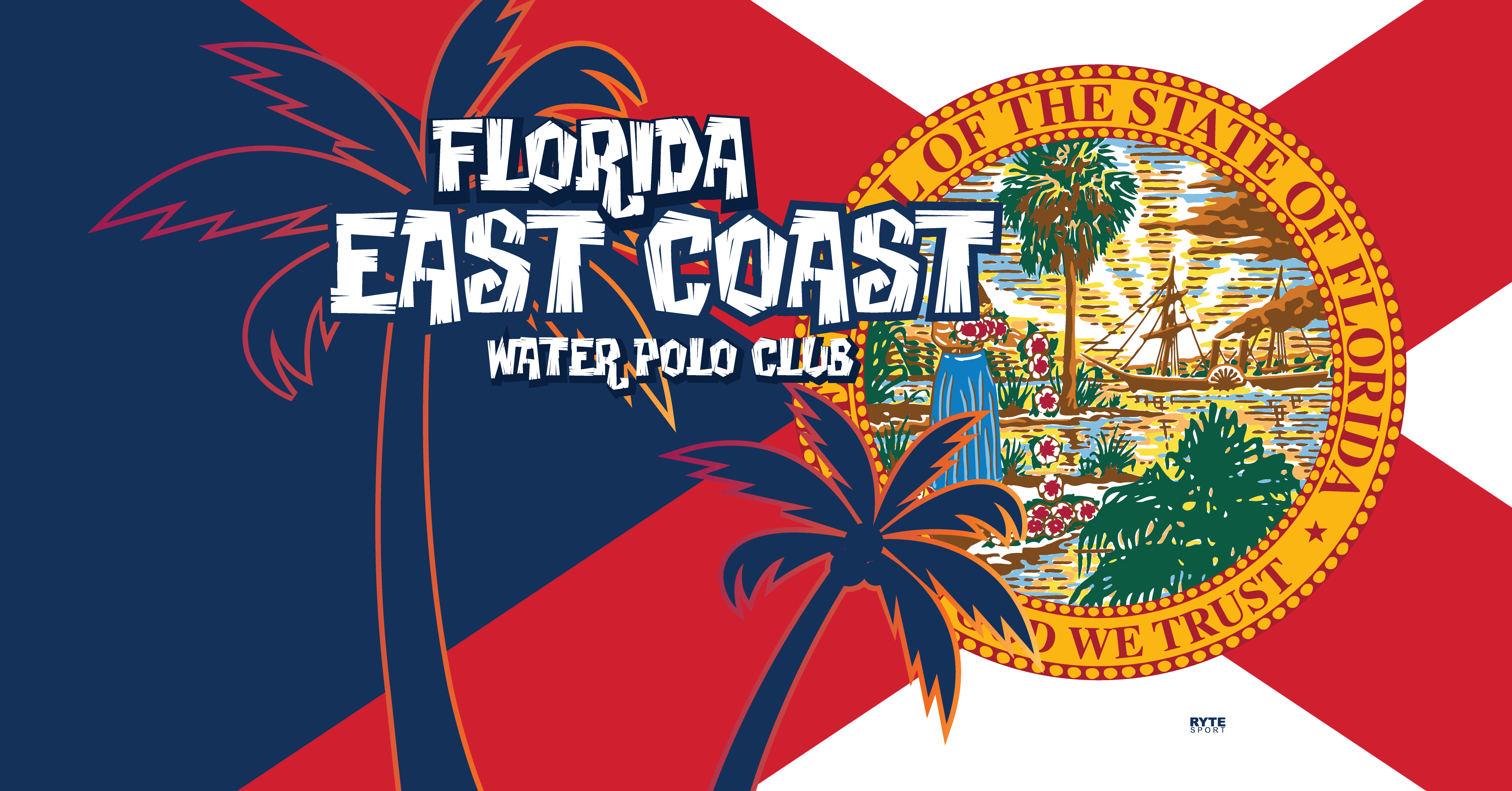 East Coast Water Polo Club Custom Towel - Personalized RYTE Sport