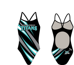 Grand Terrace High School Swim 2020 Custom Women’s Active Back Thin Strap Swimsuit - Personalized RYTE Sport