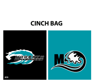 Modesto Mavericks Custom Cinch Bag - Personalized RYTE Sport