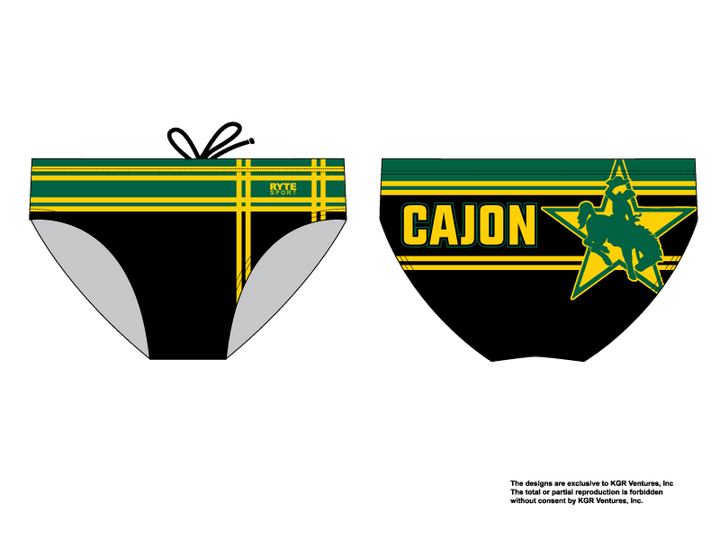 CUSTOM Cajon High School  Brief RYTE Sport