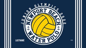 CUSTOM Newport Beach Water Polo Club Junior Olympics 2022 Beach Towel - Personalized RYTE Sport