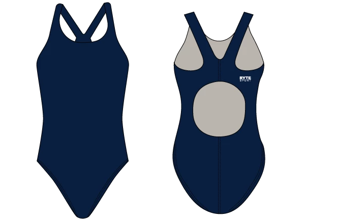 Catoctin High School Swim & Dive 2019 Custom Thick Strap Women's Swimsuit T6 - BD