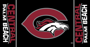 Palm Beach Central High School Swim 2021 Custom Towel - Personalized RYTE Sport
