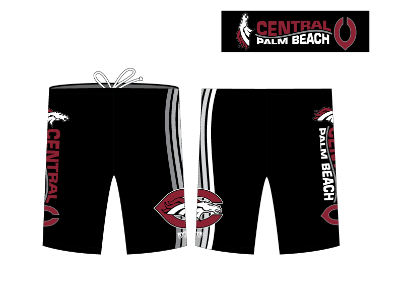 Palm Beach Central High School Swim 2021 Custom Men's Jammer RYTE Sport