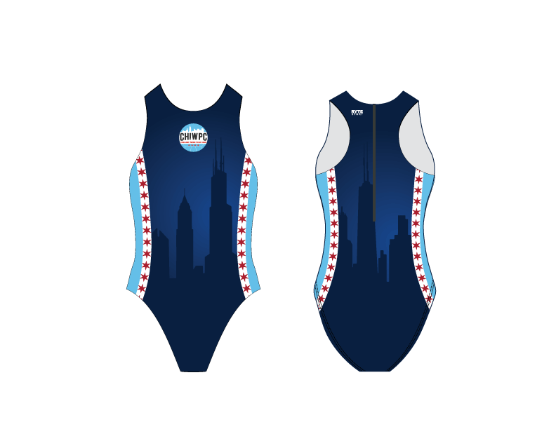 Chicago Water Polo Club 2019 Custom Women's Water Polo Suit T6