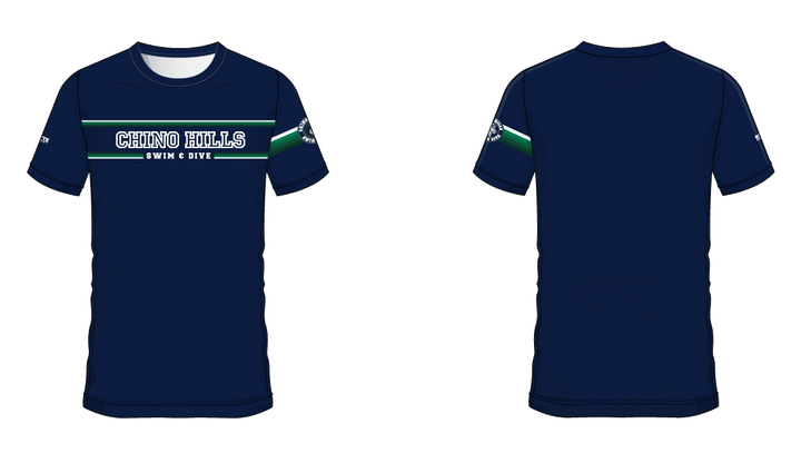 Chino Hills High School Swim 2021 Custom Unisex Dry Fit T-Shirt RYTE Sport