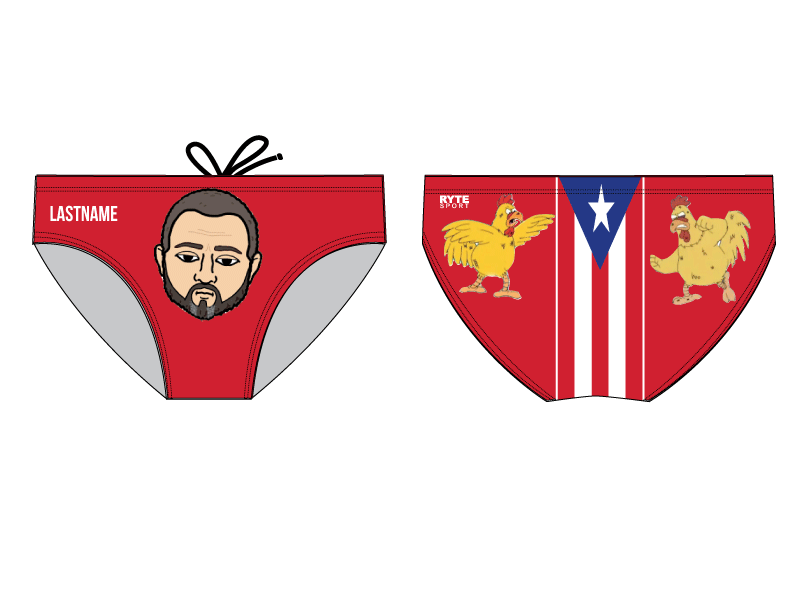 Coe College Custom Men's Swim Brief - Personalized RYTE Sport