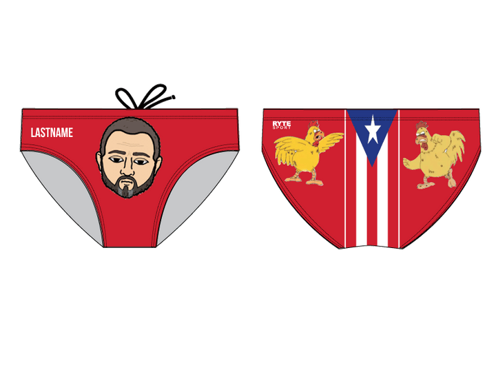 Coe College Custom Men's Swim Brief - Personalized RYTE Sport